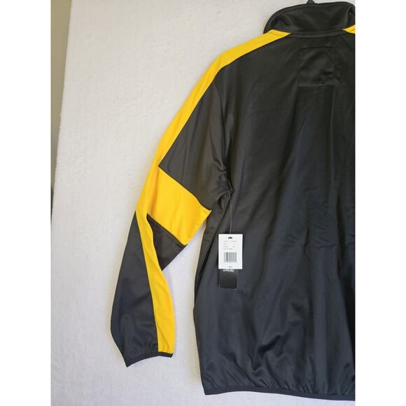 NFL Team Apparel‎ Pittsburgh Steelers Warm Up Jacket Mens Sz L Black Full Zip - Picture 15 of 16